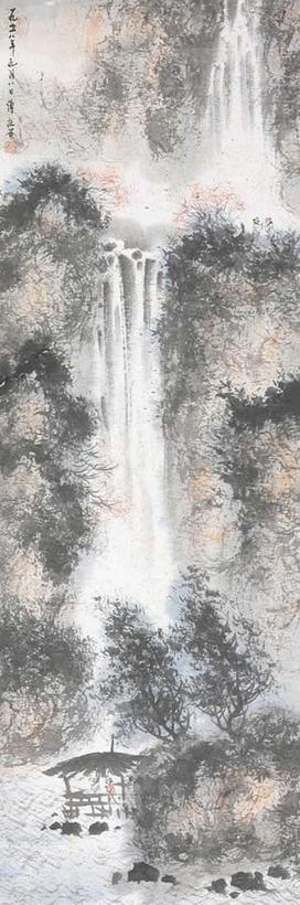 傅抱石  山水