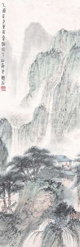 傅抱石  山水