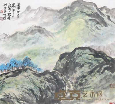 朱屺赡  山水 66cm×71cm