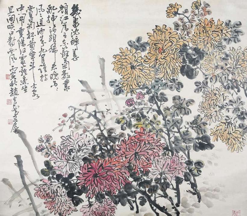 赵云壑 菊花