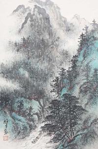 黎雄才 山水