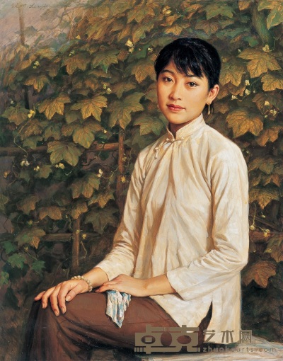 李自健 1995年作 湘女 101×81cm