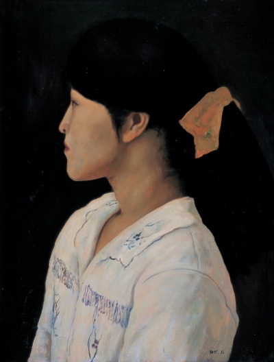 朝戈 1986年作 女肖像