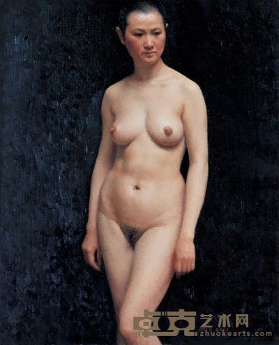 靳尚谊 2002年作 女人体 64×52cm
