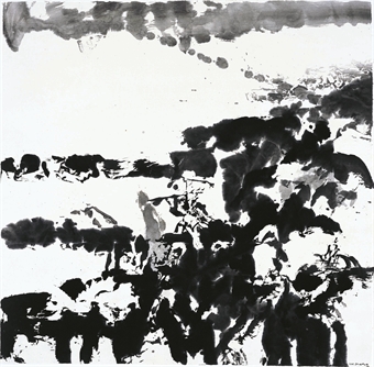 赵无极 1980年作 UNTITLED103.5×106cm