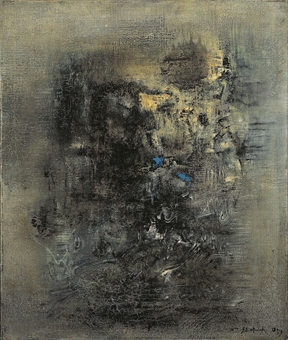 赵无极 1958－1959年作 UNTITLED65×55cm