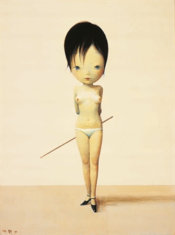 刘野 2004年作 女孩60×44.7cm
