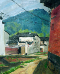 邵亚川 2004年作 红墙