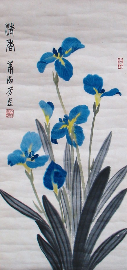 花卉72×33cm