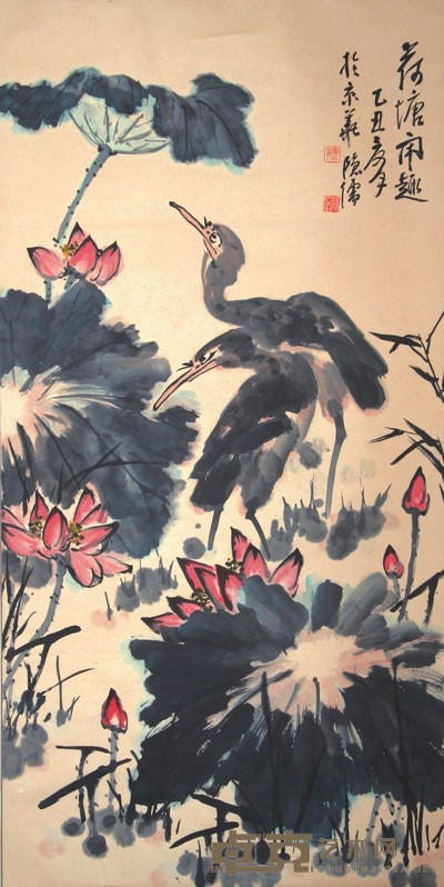 花鸟 133×67cm