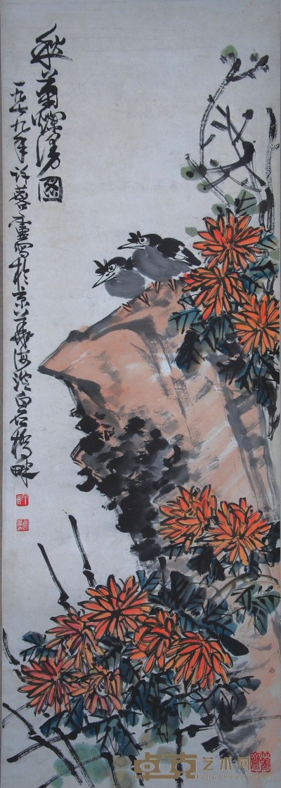 花鸟 148×52cm