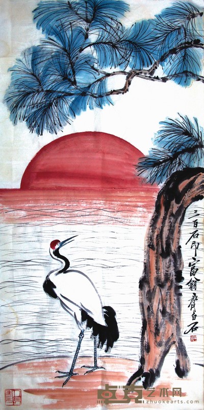 日出 136×68cm