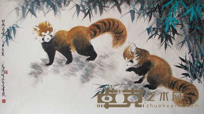 小熊猫 72×132cm
