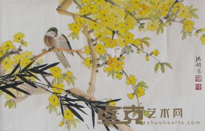 花鸟 43×68cm