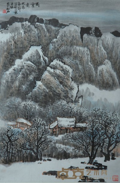 山水 66×44cm