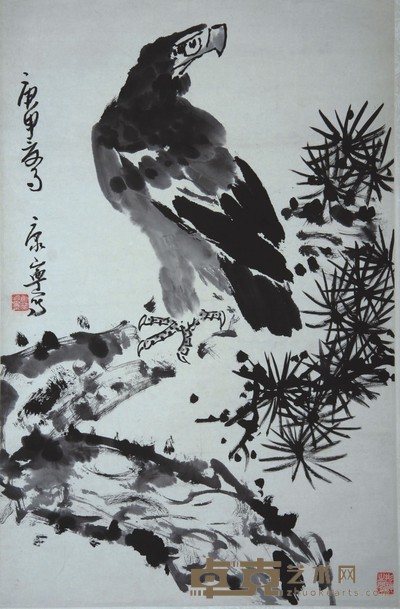 鹰 88×57cm
