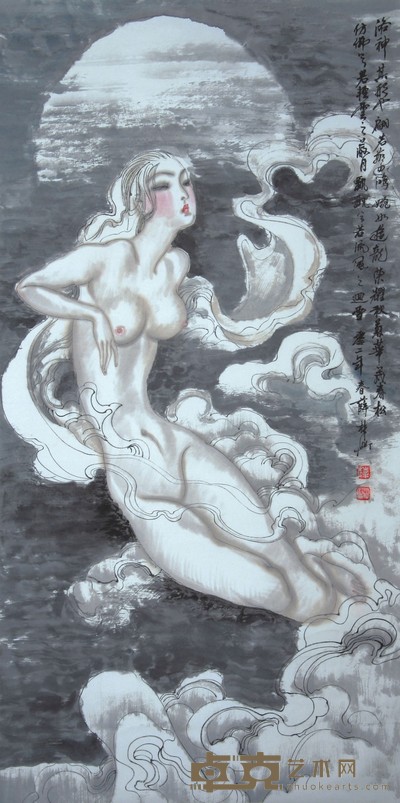 人物 134×62cm