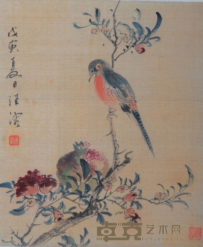 花鸟 40×34cm