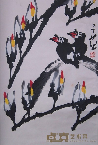 花鸟 68×44㎝