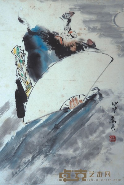 钟馗 75×51cm