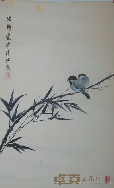 竹鸟 66×40cm