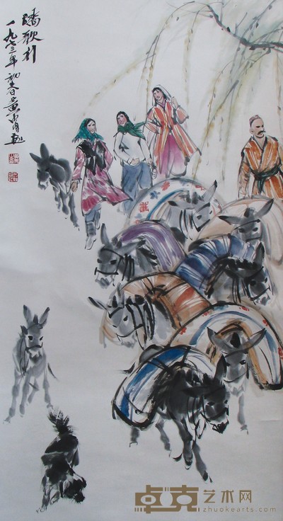 踏歌行 101×55cm