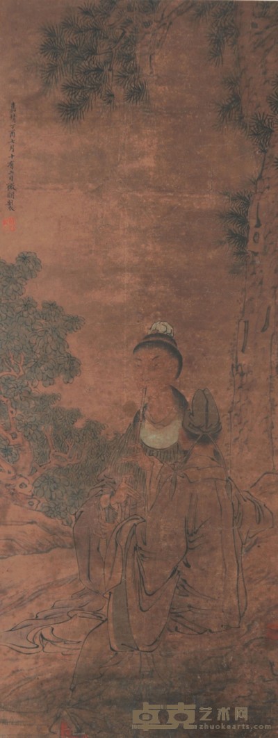 人物 92×37cm