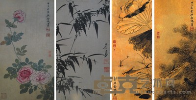 花鸟  31×16cm×4