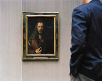 THOMAS STRUTH    Self-Portrait, Alte Pinakothek, 2000