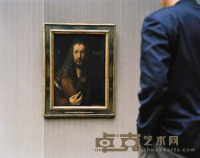 THOMAS STRUTH    Self-Portrait, Alte Pinakothek, 2000 158.4 x 187 cm
