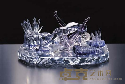 JEFF KOONS Violet-Ice (Kama Sutra), 1991 33 x 69 x 42 cm