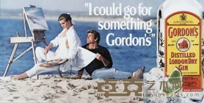 JEFF KOONS   I Could Go for Something Gordon’s, 1986 115 x 226.6 cm