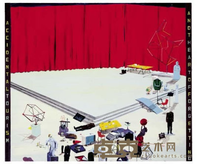 JULES DE BALINCOURT   Untitled (Accidental Tourism and the Art of Forgetting), 2006 110 x 130 cm