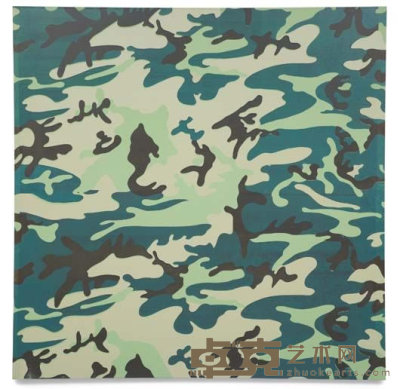 ANDY WARHOL   Camouflage, 1986 203.2 x 203.2 cm