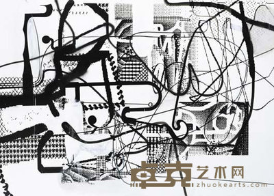 ALBERT OEHLEN   &Ouml;stliche Nackte (Eastern Nude), 1996 190.5 x 270.5 cm