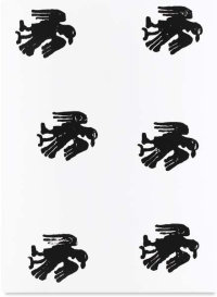 CHRISTOPHER WOOL   Untitled P127, 1990