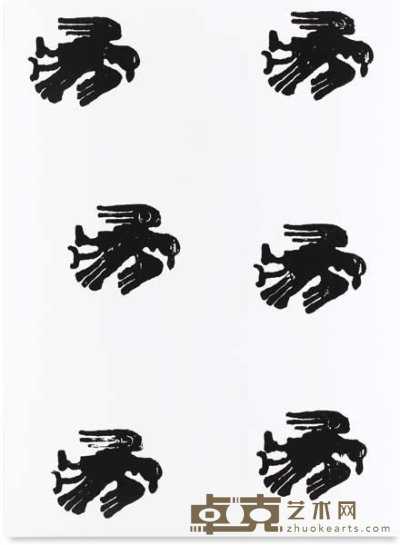 CHRISTOPHER WOOL   Untitled P127, 1990 243 x 183 cm