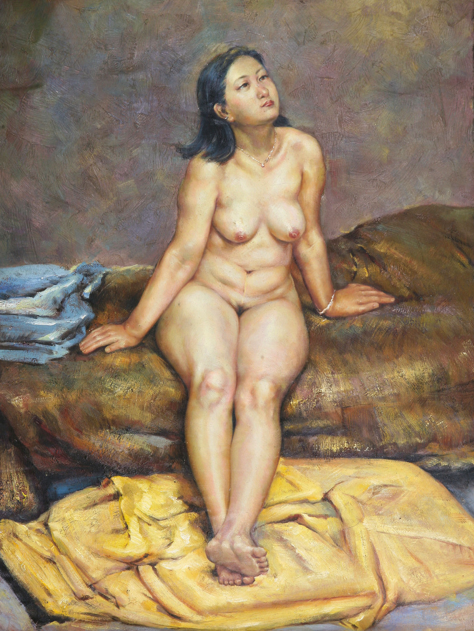 忻东旺  浴女