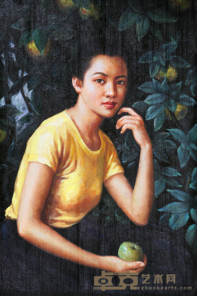 靳尚谊 少女 76×55cm