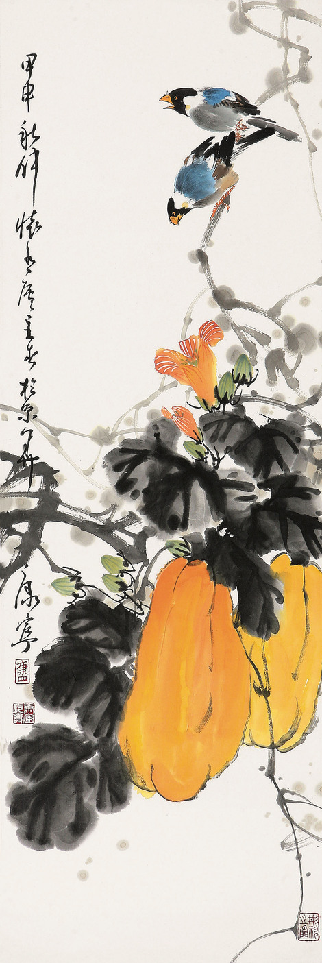 康宁  花鸟