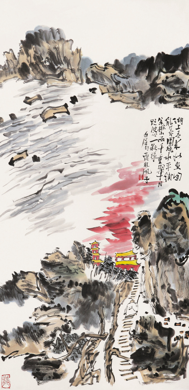 程凤子  湖上春如画