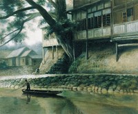 何大桥 1989年作 湘西小景