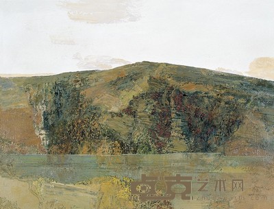 王治平 2007年作 阴山风景 100×77cm