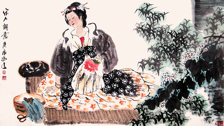 冯远 人物仕女