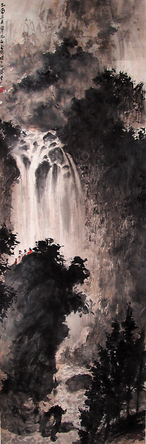 傅抱石 山水