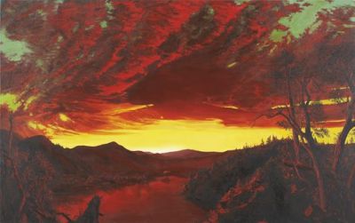 Frederic Edwin Church, Twilight in the Wilderness, 1660, 2001
