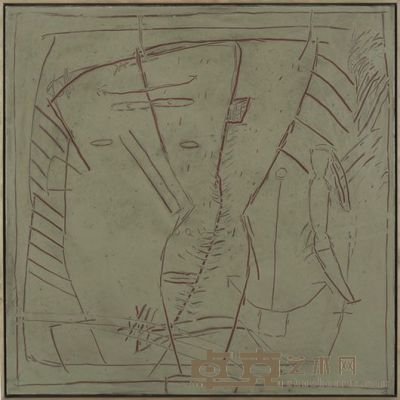 The First Sailor, 1985 40 x 40 in. (101.6 x 101.6 cm).