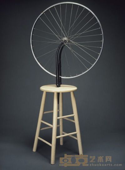 Not Duchamp (Bicycle Wheel, 1913), 1987 128.9 x 64 x 33.9 cm