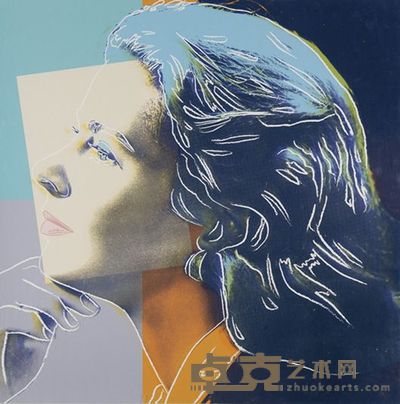 Ingrid Bergman (Herself), 1983 38 x 38 in. (96.5 x 96.5 cm).