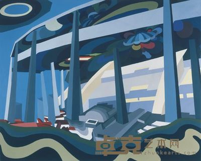 Zooropa, 2001 78 3/4 x 98 2/5 in. (200 x 249.9 cm).